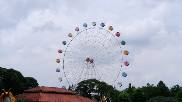 彩色摩天轮图片下载