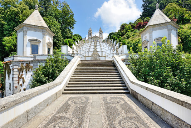 Bom Jesus do Monte сhurch在葡萄牙布拉加市附近图片下载