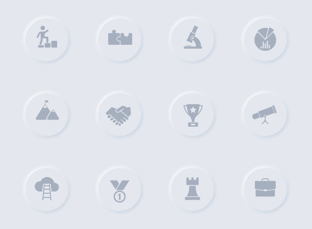 在圆形橡胶按钮上启动灰色矢量图标。启动图标设置网页，移动应用程序，UI设计和促销业务测谎图片下载