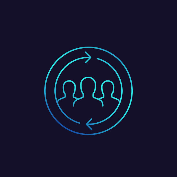 客户保留，返回客户矢量线性图标图片下载