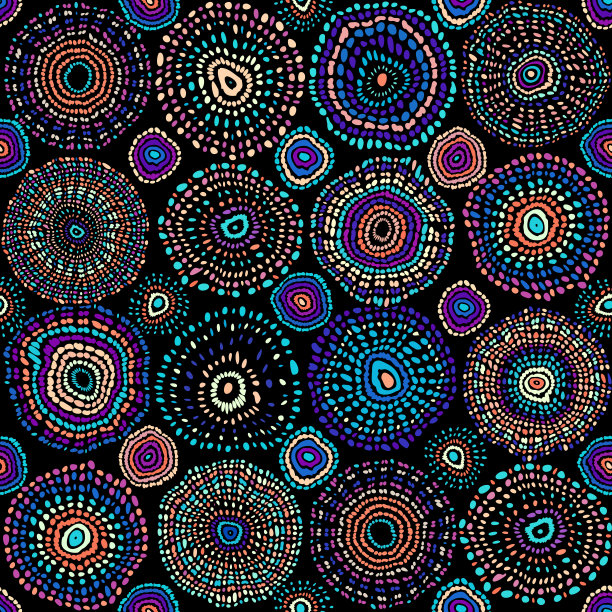 矢量马赛克艺术图案。弯曲的马赛克图像图片下载