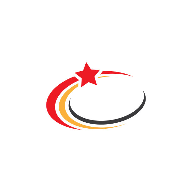 星形图标模板设计矢量图标插图图片下载