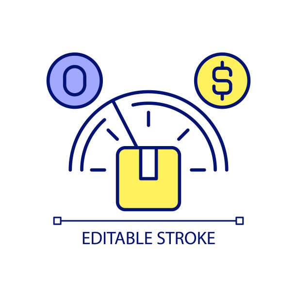 渗透定价RGB颜色图标图片下载