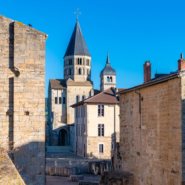 克兰尼修道院，中世纪的修道院图片下载