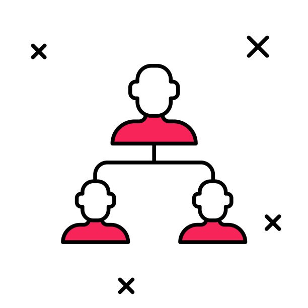 填充了业务层次组织结构图大纲图片下载