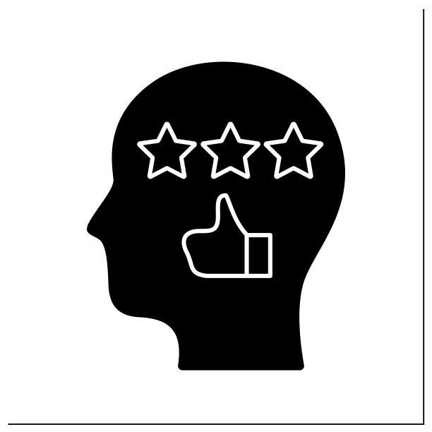 自我效能感字形图标图片下载