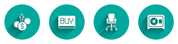 设财务增长美元购买按钮办公室图片下载