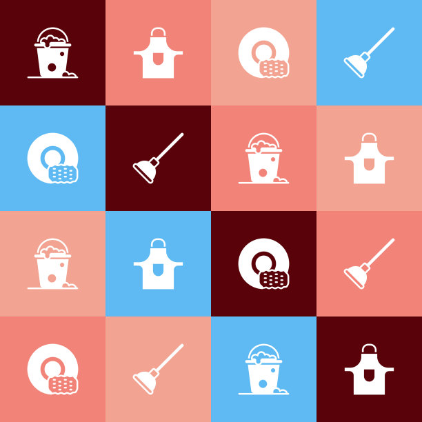 设置波普艺术桶与泡沫和气泡厨房图片下载