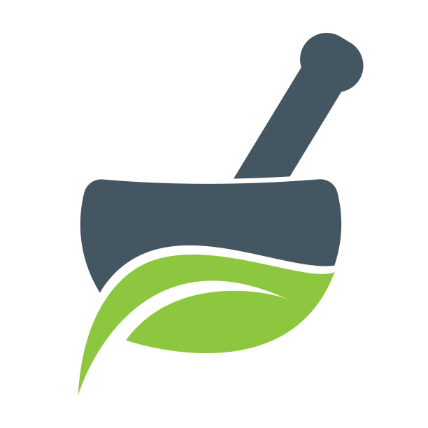 药房概念标志设计。图片下载