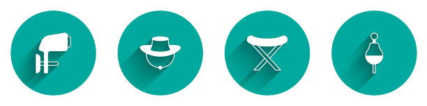 设舷外艇机动渔人帽露营图片下载