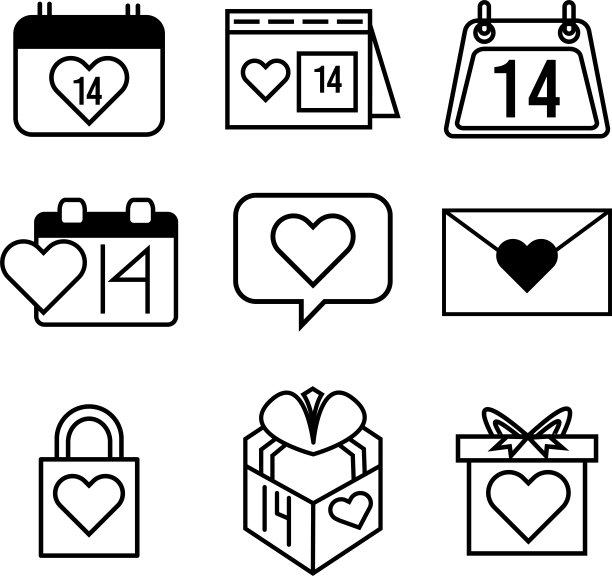 图标的情人节图片下载