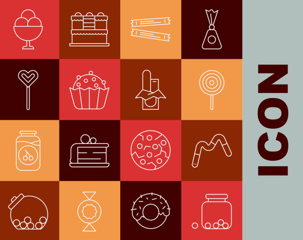 在果冻里装上糖果图片下载