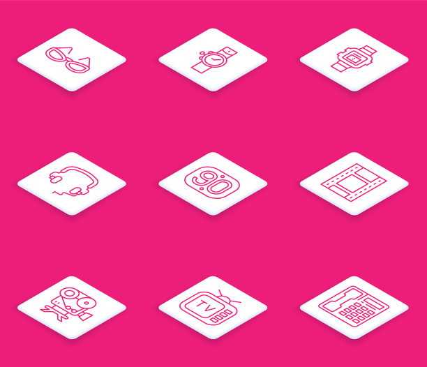 设置线眼镜腕表耳机90图片下载