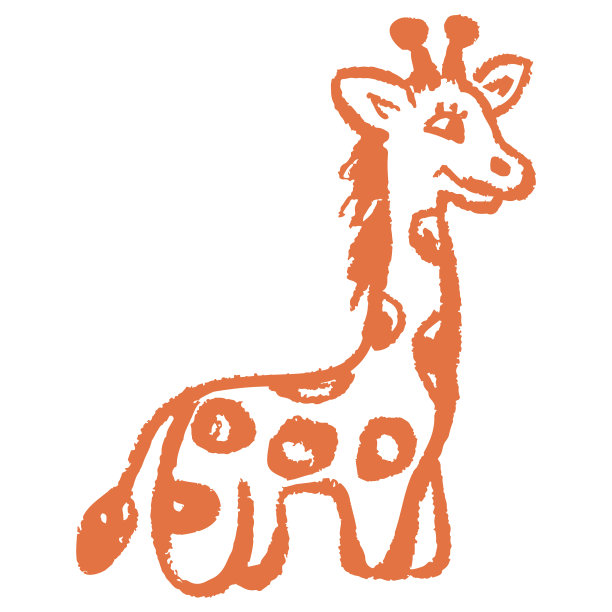 图标在手绘制风格。用蜡笔画画，孩子们的创造力图片下载