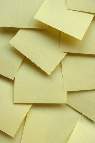 贴在墙上的便条纸图片下载