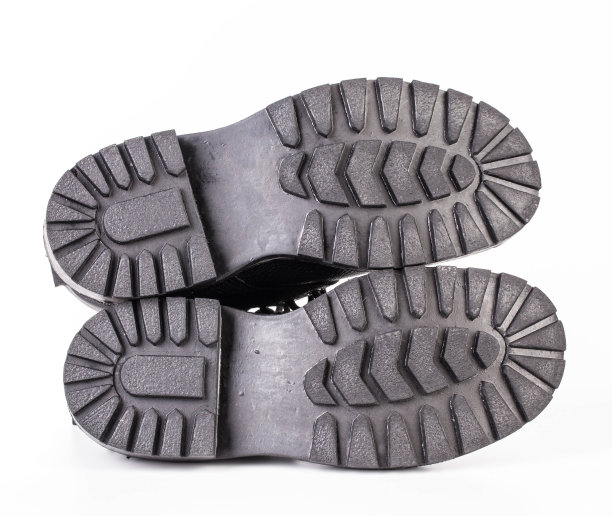 黑色的鞋底。图片下载