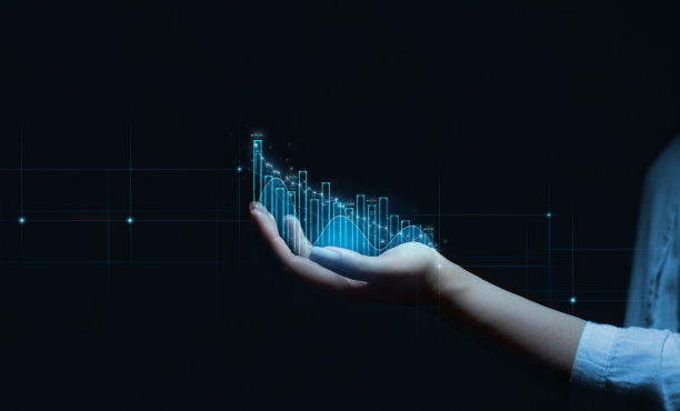 业务发展，财务计划和战略。分析财务图表和投资市场图表。数字经济交流。发展和成长计划。图片下载