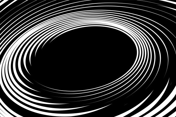 摘要黑白背景涡旋运动。图片下载