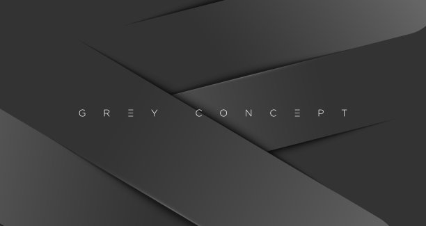 灰色高级抽象背景与豪华线条和几何形状。图片下载