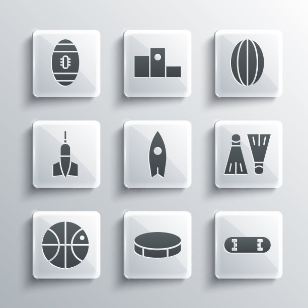 设置冰球滑板魔术橡胶脚蹼图片下载