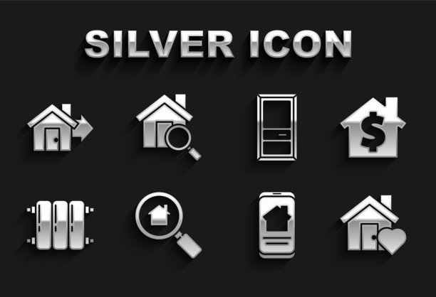 集搜索屋与美元符号心图片下载