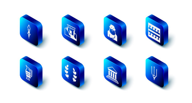 设置古代遗迹苏格拉底希腊图案图片下载