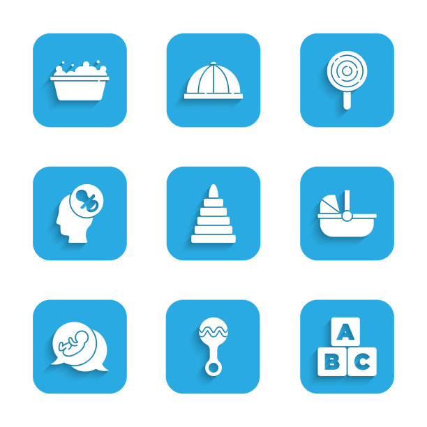 设置金字塔玩具拨浪鼓宝宝ABC积木宝宝图片下载