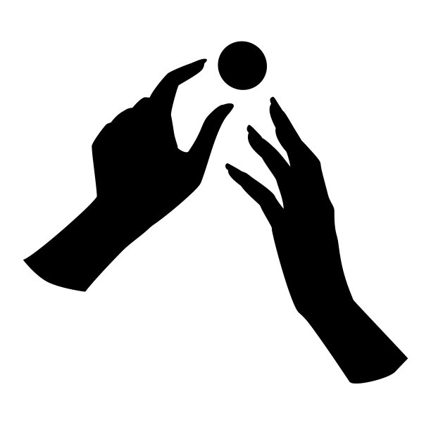 优雅女性的手。手势抓，拿，握。轮廓图。矢量图图片下载