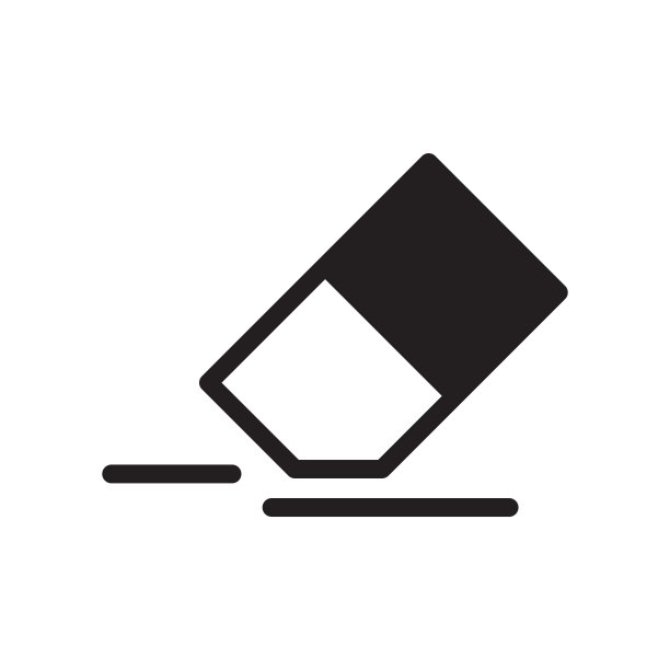 橡皮图标矢量插图新潮图片下载