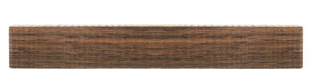 棕色木板孤立在白色背景上图片下载