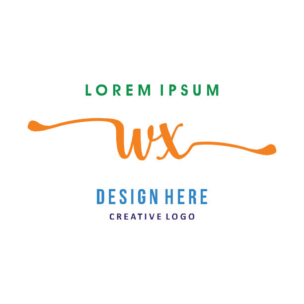 WX刻字标志简洁、易懂、权威图片下载