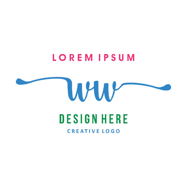 WW刻字标志简洁、易懂、权威图片下载