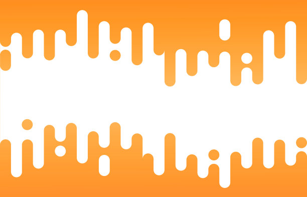 抽象图案黄芥末圆角线半色调过渡。图片下载