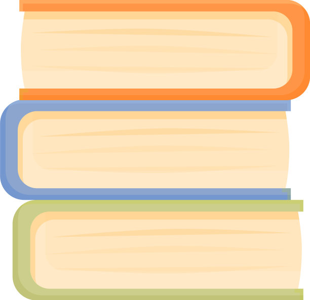 书堆图标卡通堆学校图片下载