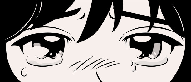 近距离的漫画女孩图片下载