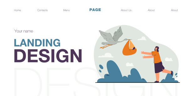 鹳把新生的婴儿给妈妈图片下载