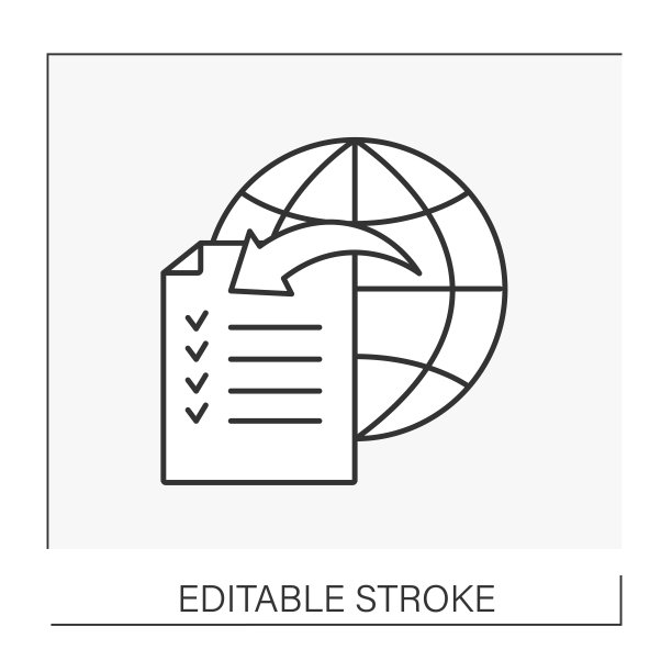 文档线条图标图片下载