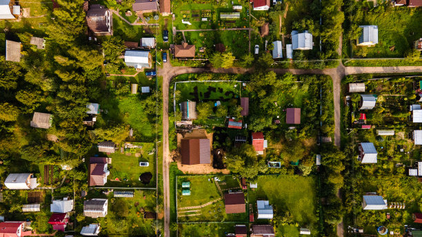 正上方的住宅建筑图片下载