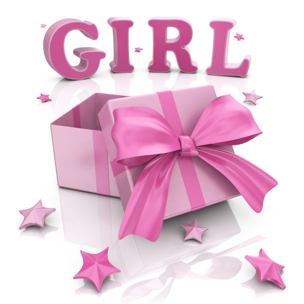 女孩礼盒图片下载
