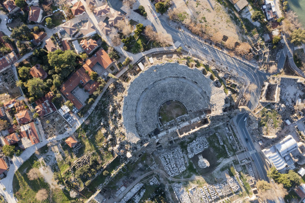 一面圆形剧场图片下载