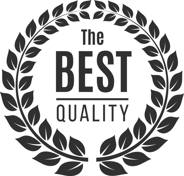 最好质量的徽章与月桂花冠溢价图片下载