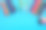 回到学校概念，马克笔，蜡笔，剪刀，钢笔，在蓝色背景上的画笔图片下载