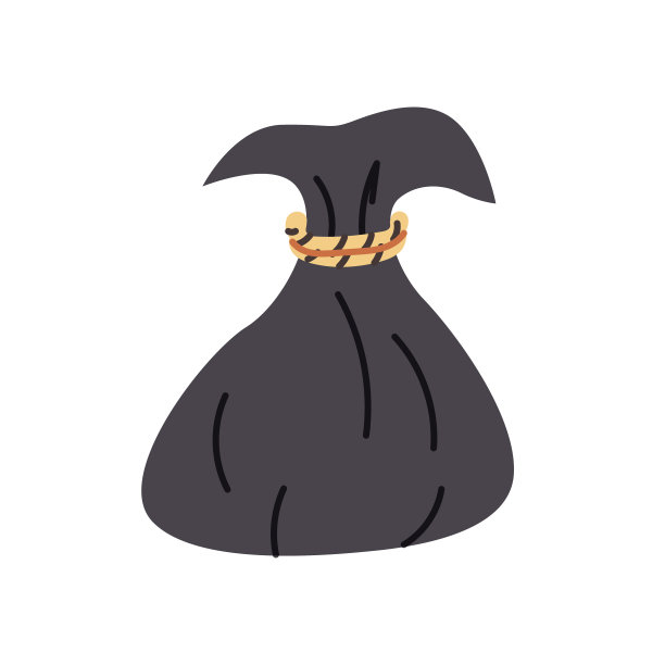 黑袋系绳图片下载