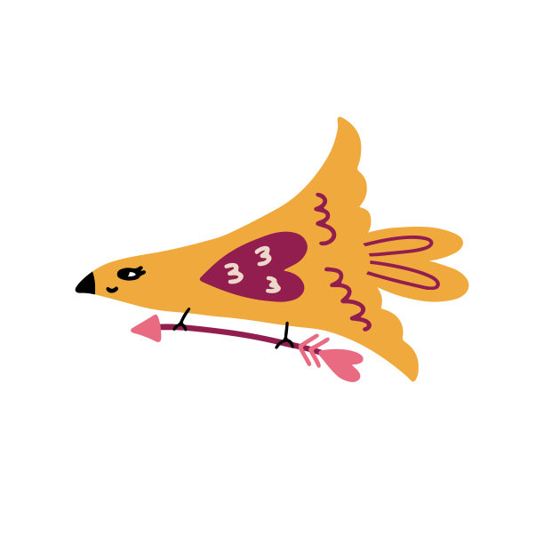 带着丘比特箭的飞鸟图片下载