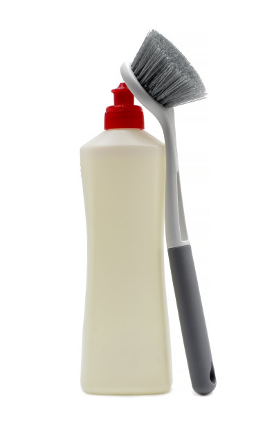 清洁工具在白色背景。图片下载