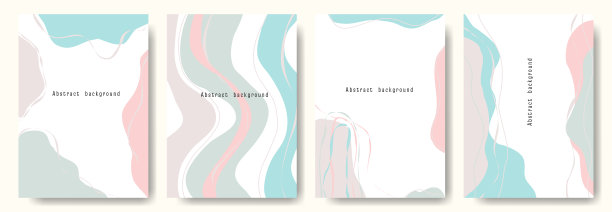 现代抽象矢量背景。最小的时尚风格。各种形状的设置设计模板好背景贺卡贺卡壁纸小册子传单邀请等。矢量图图片下载