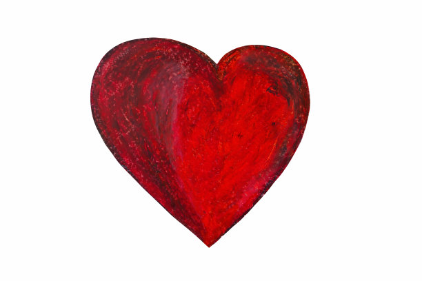 手绘人类红心图片下载