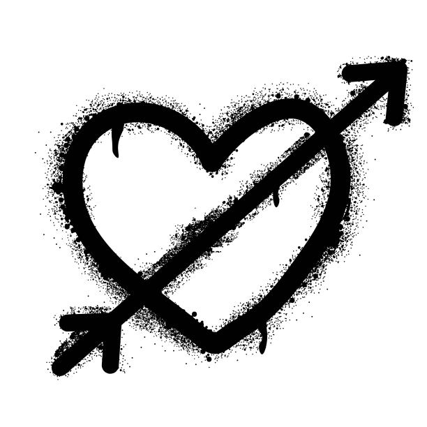 喷漆涂鸦心图片下载