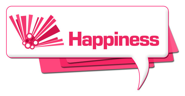 幸福粉色图形评论符号图片下载