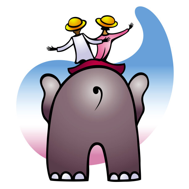 大象骑图片下载